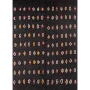 พรมขนสัตว์ถักมือสีเบจและสีน้ำตาลลายเรขาคณิตสำหรับห้องนั่งเล่นและรถยนต์ ขนาด 9x12 รุ่น Pae-4317 - Product Image 1