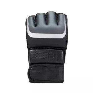 Gants de MMA en cuir à demi-doigts, très demandés, pour usage extérieur, design personnalisable, pour boxe, Muay Thai, Taekwondo, grappling - Product Image 2