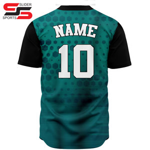 Camiseta de béisbol hecha a medida, camiseta de béisbol en blanco al por mayor, camiseta de béisbol impresa por sublimación - Product Image 2