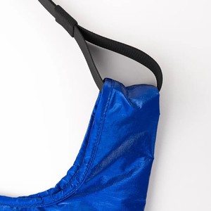 Sac à cordon en tissu coupe-vent pliable avec logo personnalisé avec poignée arrière latérale Sac à main léger écologique pour un usage quotidien - Product Image 3