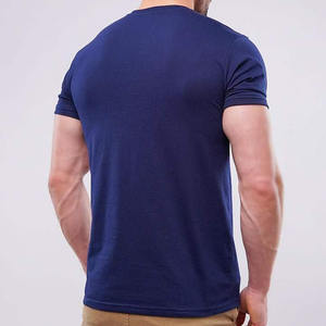 Camiseta de Hombre con Logotipo Personalizado, Corte Holgado, Algodón Grueso con Spandex, Manga Corta, Estilo Casual Básico, Venta al Por Mayor, Suministro OEM ODM, EE. UU. - Product Image 3