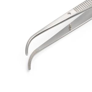 Semken Premium Quality 12,5 Cm/4,9 \ "Fórceps de vendaje Fórceps de tejido atraumático curvo para limpiar dientes de relleno Horizontal - Product Image 2