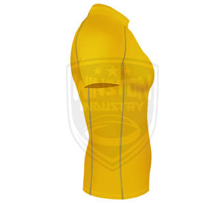 2024 2025 nouvelle couleur unie jeunesse à manches longues Gym Compression chemises 100% coton personnalisé plaine jeunesse Fitness vêtements - Product Image 3