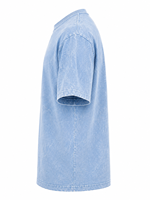T-shirts 100% coton de haute qualité 220 g/m² unisexe, design uni, effet délavé, prix usine, logo personnalisé, jersey vierge
