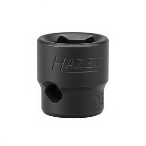 Hazet 1/2'' Extra Short Square 6-Point <b>Impact</b> <b>Socket</b> with Traction Profile Borehole - Product Image 3