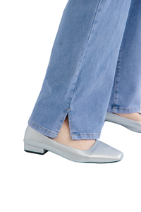 Prêt à Expédier Jeans Droit en Denim Respirant de Style Décontracté de Haute Qualité au Design Cœur pour Femmes - Product Image 6