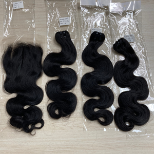 Cheveux ondulés à la machine super doublement étirés, cheveux humains vietnamiens Remy, prix de gros - Product Image 1