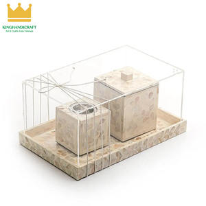 Madre de perla incrustaciones Mubkhar quemador Bukhoor quemador incienso caja y bandeja quemador Bakhoor árabe - Product Image 1