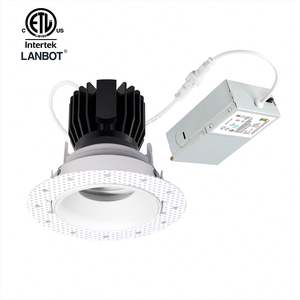 Lanbot ETL - Downlight LED Redondo de 6 Pulgadas sin Marco, con Aro Autoadhesivo, 5CCT Seleccionables, Regulable por Triac - Product Image 5