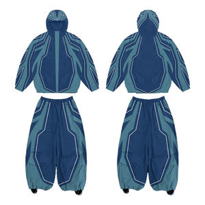 Full print windbreaker suits custom with digital artwork and factory direct bulk production - Product Image 6