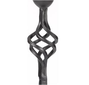 Llamativo Pilar de vela hecho a mano Metal duradero hecho con acabado negro decoración del hogar iluminación Pilar soportes de vela Venta caliente - Product Image 4