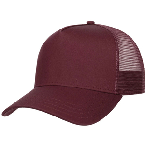 Casquette de camionneur respirante en maille avec fermeture réglable à pression, visière incurvée, légère, style baseball, pour l'extérieur - Product Image 1