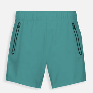 2026 <b>Lightweight</b> <b>Men's</b> Micro Plain Dyed Casual <b>Shorts</b> Unique Solid Pattern 100% Cotton 4Way Stretch Mid Embroidery Stylish - Product Image 4