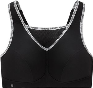 Soutien-gorge de sport Dusty Twist pour femme, maintien élevé, sans coutures, respirant, 100 % polyester, avec dentelle, bretelles réglables, pour la course, la gym et le yoga - Product Image 5