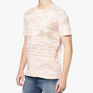 Camiseta ajustada cómoda informal para hombre, 100% de algodón, transpirable, hecha en Pakistán, tejido de punto liso - Product Image 6