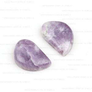 Lepidolite หินอัญมณีทรงหลวมสำหรับทำเครื่องประดับ - Product Image 4