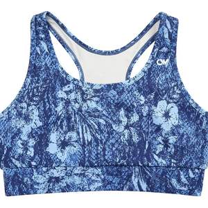 Sujetador deportivo con estampado de sublimación de la mejor calidad para mujer, diseño personalizado, tela elástica en forma de U, sujetador deportivo ligero para gimnasio - Product Image 3