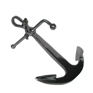 Nuevo ancla de barco de Latón para Decoración de pared, última escultura de ancla para decoración del hogar, ancla de Metal en oro plateado - Product Image 2