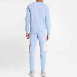 ชุดวอร์มผู้ชายมีฮู้ดพิมพ์ลายไซส์ใหญ่ขายดีที่สุด ผ้าฝ้าย 100% ระบายอากาศได้ดี สวมใส่สบาย - Product Image 3