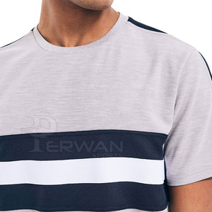 T-shirt pour homme de haute qualité 100% coton, service OEM, anti-rides, respirant, fabriqué au Pakistan, style streetwear, col rond, coupe classique - Product Image 5