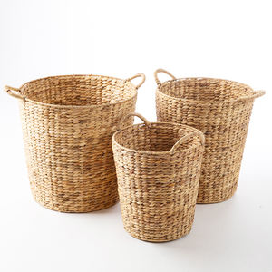 Panier en jacinthe d'eau pour l'organisation de la pièce, pour ranger les articles ménagers, paniers de rangement de bonne qualité - Product Image 2