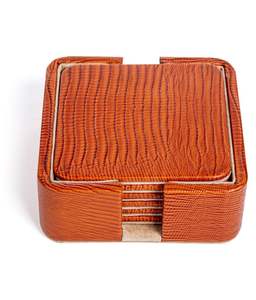 Ensemble de sous-verres de table en cuir pur pour cuisine, salle à manger et bureau pour les occasions de mariage et de thé Décorations de table emballées en vrac pour les cadeaux - Product Image 6