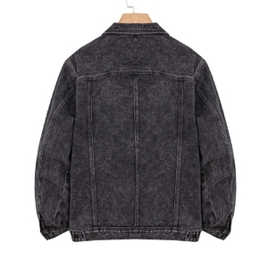 Nouvelle veste matelassée vintage en coton épais brodée sur mesure de haute qualité 2025 avec design frontal imperméable pour hommes - Product Image 2