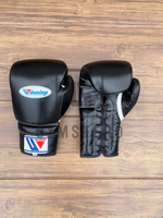 Guantes de Boxeo Profesionales de Cuero de Alta Calidad Personalizables GYMSTERO, Correa de Muñeca Ajustable, Cierre con Cordones, Artes Marciales Completas