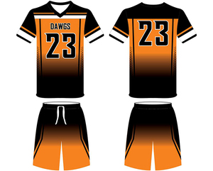 Ensemble de compétition de football américain 7 contre 7 personnalisé pour adultes, impression par sublimation intégrale, respirant, tailles plus grandes, designs d'uniformes de football américain - Product Image 2