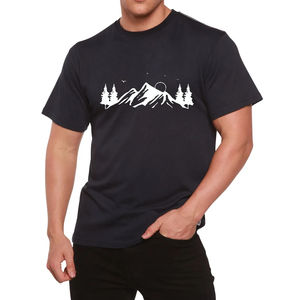 180gm T-shirts surdimensionnés à manches courtes pour hommes T-shirt de couleur unie avec logo de motifs d'impression par transfert - Product Image 1