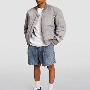 Chaqueta Bomber Personalizada de Alta Calidad para Hombre, OEM, Elegante, Ajustada, de Algodón, Ropa de Abrigo de Invierno, Talla XL - Product Image 1