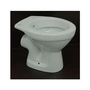Harga pasar rendah penjualan tertinggi lantai dipasang bentuk bulat keramik putih lemari air Toilet untuk penggunaan rumah