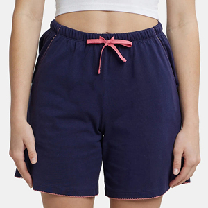 OEM Service ชุดสตรีทสำหรับผู้หญิงกางเกงขาสั้นสำหรับใส่ไปยิมกางเกงผ้าฝ้ายเอวยางยืดแบบลำลองใส่เล่นฟิตเนสยิมกางเกงขาสั้นสำหรับผู้หญิง - Product Image 1