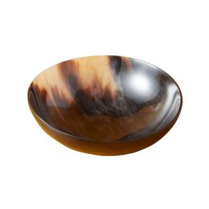 Cuenco personalizado de cuerno de búfalo pulido, diseño único, cuenco ecológico para servir ensaladas - Product Image 1