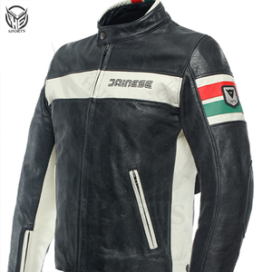 Chaqueta de Motociclista de Cuero Personalizada, Resistente al Viento, Talla Grande, Estilo Safari para Adolescentes - Product Image 6