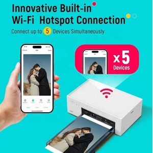 Máy in ảnh không dây tương thích với điện thoại thông minh và máy tính bảng để in trên đường đi - Product Image 4