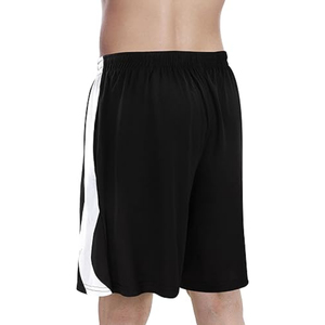 Pantalones cortos de gimnasio de alta calidad para hombre, pantalones cortos de verano de secado rápido para correr, pantalones cortos elásticos de algodón personalizados con patrón sólido al por mayor - Product Image 2