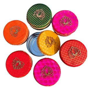 Caja de dulces indios de 250, 500 gramos, regalo de Mithai Laddoo para bodas Holi, favores de inauguración de la casa de Diwali, contenedor decorativo de acero a granel - Product Image 1