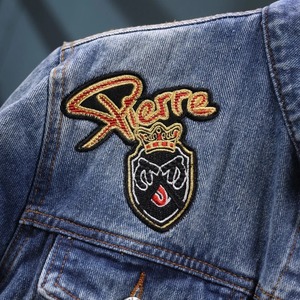 2024 High-End Men's <b>Denim</b> Coat High Quality Long-Sleeved Winter <b>Jacket</b> Embroidery Decoration Street Fashion Trends Washed Style - Product Image 4