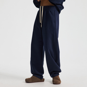 Custom <b>baggy</b> Style Casual <b>Trousers</b> Blank <b>Baggy</b> Oversized Sweatpants Gray <b>Mens</b> Pants - Product Image 3