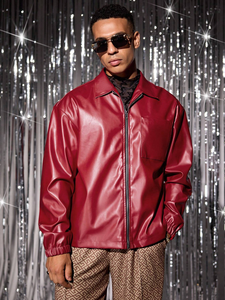 Customized Direct Sale Good Quality Elegant Design Stylish Look Genuine <b>Leather</b> <b>Jacket</b> for <b>Men</b> Customized <b>Jacket</b> for <b>Men</b> - Product Image 3