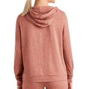 Sudadera con capucha de gran tamaño de algodón 100% para mujer, Material ligero de secado rápido, transpirable, estampado de logotipo personalizado, Sudadera con capucha - Product Image 2