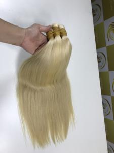 Cabello corporal Rubio vietnamita virgen 100%, cabello a granel liso Natural de gama alta para extensiones de pelucas personalizadas, trama única sin procesar - Product Image 5