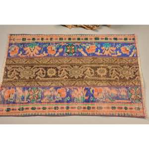 Vintage 21X31 FT Azul Marrón Bohemio Turco Alfombra Clásica Área Grande Lana Rectángulo Patchwork Látex Pasillo Habitación Alfombra - Product Image 3