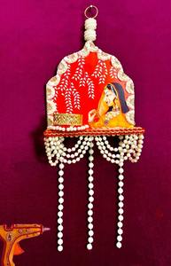 Colgante estilo Rajasthani Bani Thani, colgantes Rajasthani, decoración Haldi Mehendi Dholki, decoración de boda paquistaní, decoración Dholki - Product Image 3