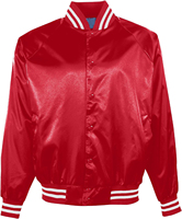 Veste de baseball pour homme avec logo personnalisé, patchwork, satin enduit, 100% polyester/coton, printemps Raiders