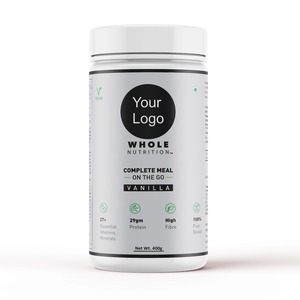 Polvere proteica di pisello vegetale personalizzata 400g in diversi aromi disponibili con imballaggio unico - Product Image 1