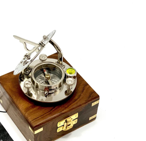 Premium QualitySundial <b>Compass</b> Silver Colour Vintage Nautical Retro Husband Gifts, Couples Gift, Christmas Gifts - Product Image 1