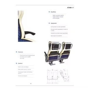 El mejor fabricante, el mejor conductor de pasajeros, Land Cruiser, furgoneta eléctrica de lujo de cuero VIP, asiento de coche para viajero - Product Image 2