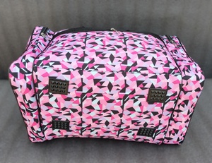 Bolsa de Deporte MEGA MAPLE Premium con Estampado Geométrico, 1000D, Gran Capacidad, Múltiples Bolsillos, Cierre de Cremallera, Elegante Bolsa de Viaje para Gimnasio - Product Image 2
